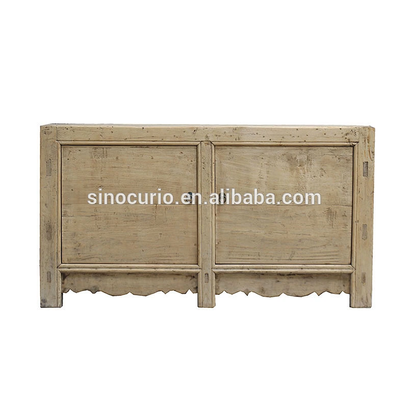 Oriental cabinet natural color dresser Chinese vintage hand carved shoe cupboard wooden furniture