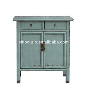 Chinese vintage asian recycled furniture reproduction antique painted chest
