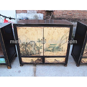 antique hand painting furniture ,bedside cabinet, TV stand