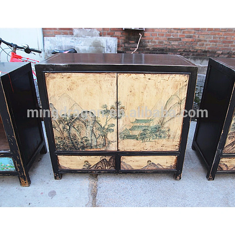 antique hand painting furniture ,bedside cabinet, TV stand