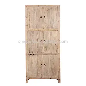 Chinese antique reproduction recycle wood furniture wholesale antique natural cabinet