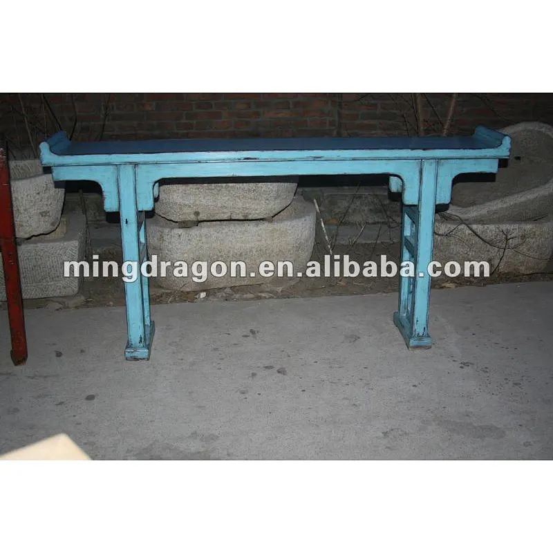 blue altar table