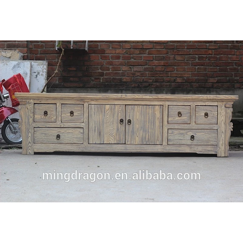 Chinese Antique reclaimed wood TV Stand furniture