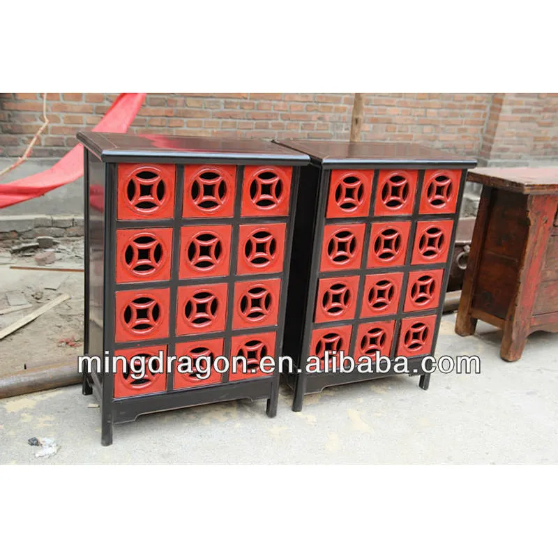 chinese wooden furnirure ;chinese antique medical cabinet ;antique wooden cabinet