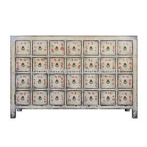 Living room furniture antique Chinese medicine cabinet