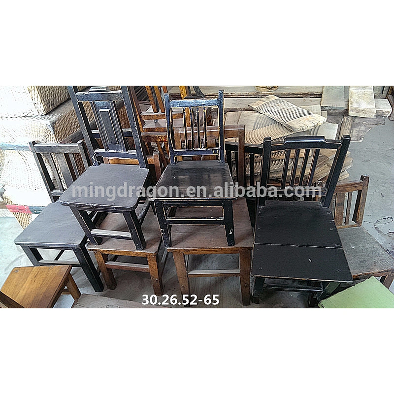 Reproduction vintage chinese classical antique furniture wooden small chair