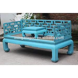 13081007 Chinese antique solid wood daybeds