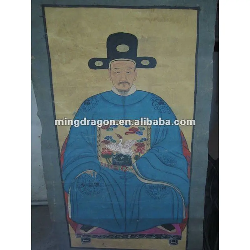 chinese antique ancestor painting