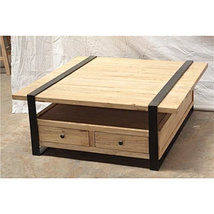 recycle furniture/ living room solid wood center coffee table