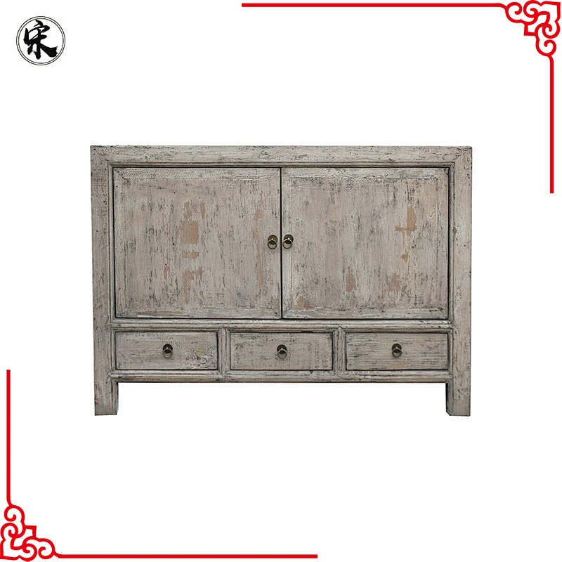 Oriental wholesale rustic shabby chic wooden shoe cabinet
