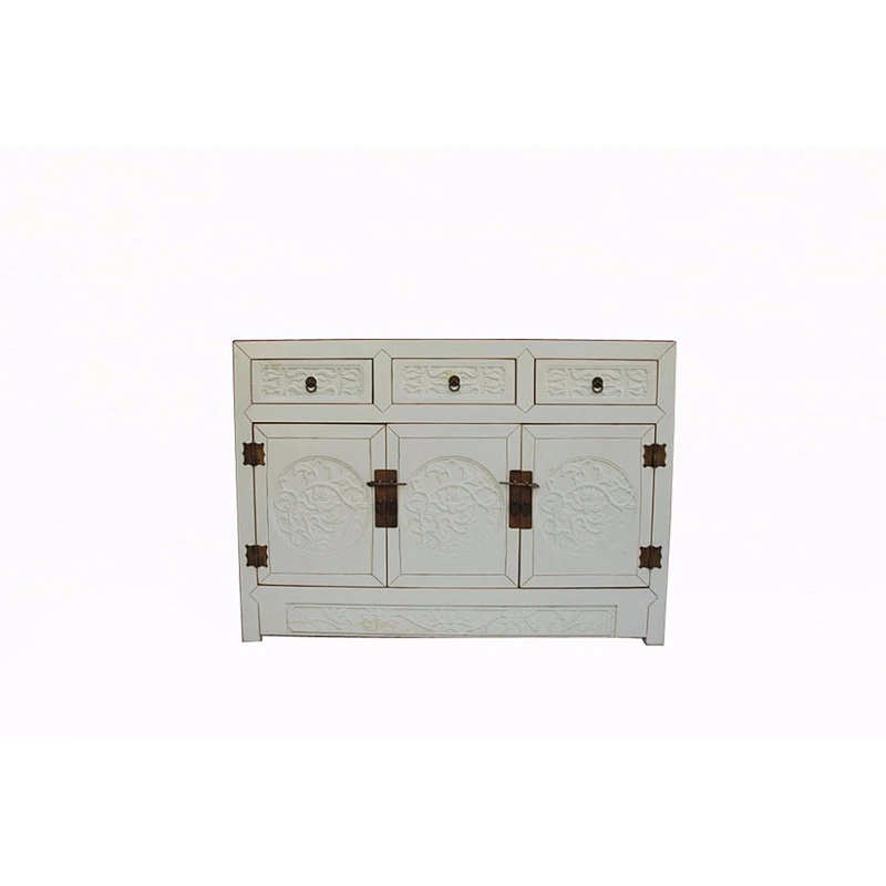 Wooden carving kitchen cabinet, chinese antique furniture for sale.