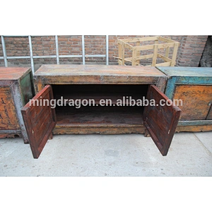 Solid wood sideboard cabinet chinese antique furniture