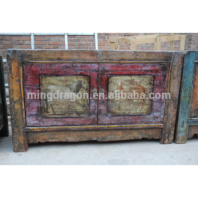 Solid wood sideboard cabinet chinese antique furniture