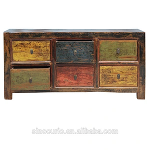 Chinese manufacturer vintage restored hand painted antique furniture