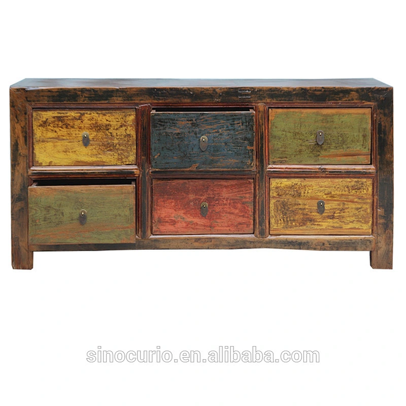 Chinese manufacturer vintage restored hand painted antique furniture