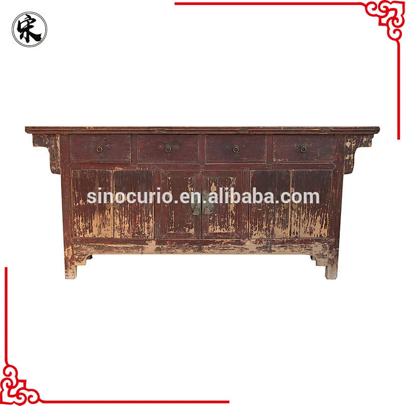 antique Shanxi cabinet vintage Chinese shabby chic furniture