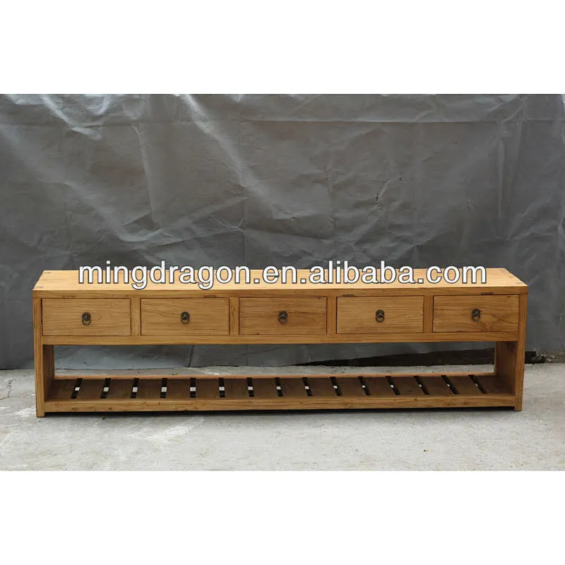 Chinese antique TV stand recycle wood