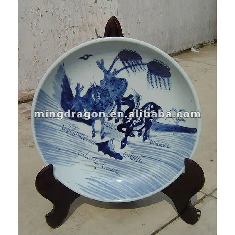 Chinese antique Blue and White Porcelain Plate