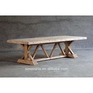 reclaimed elm dinning table