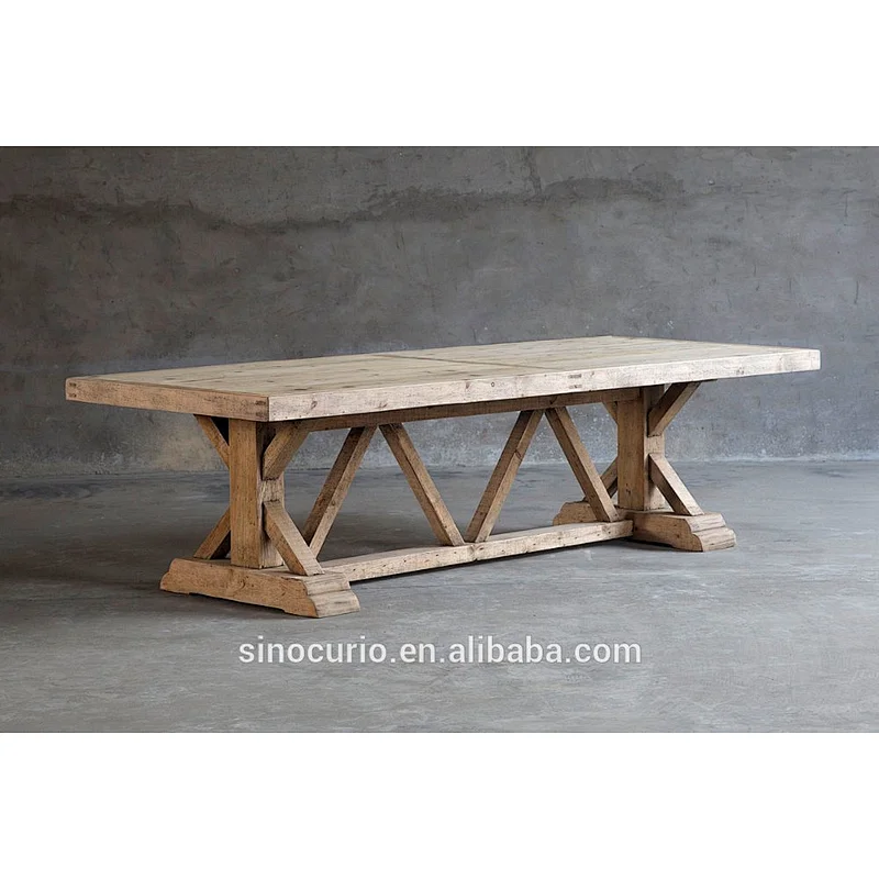 reclaimed elm dinning table
