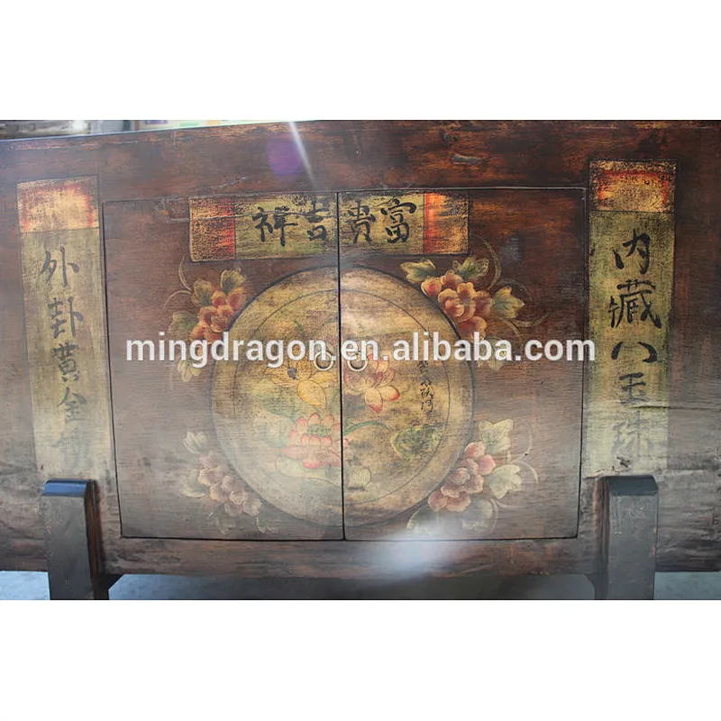 wholesale durable wooden furniture, Mongolian cabinet