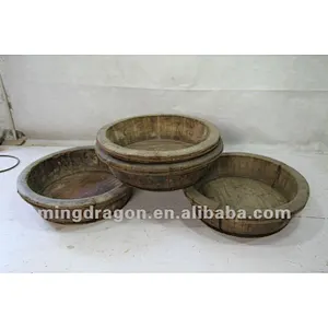 Chinese antique furniture pine wood Shanxi wooden basin
