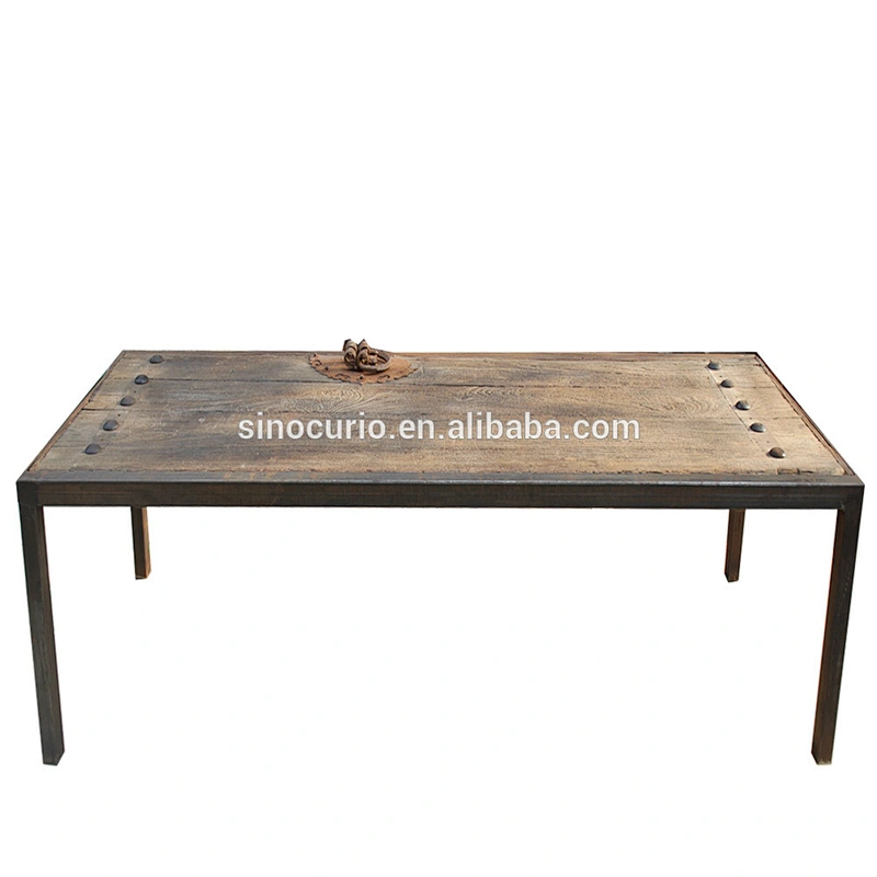 Chinese vintage industrial furniture& industrial style furniture-antique Chinese door table