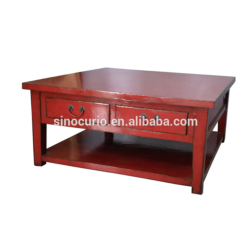 wholesale furniture china antique wood high glossy coffee table