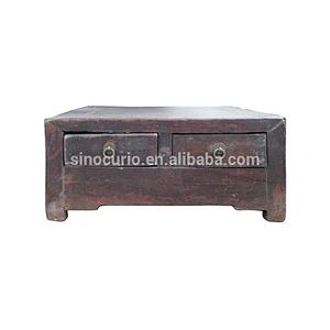 Chinese vintage furniture antique wooden tea table accent side table design