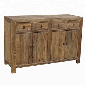 Wholesale Chinese antique rustic reclaimed elm sideboard furniture in Beijing