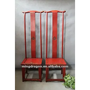 chinese antique red chair