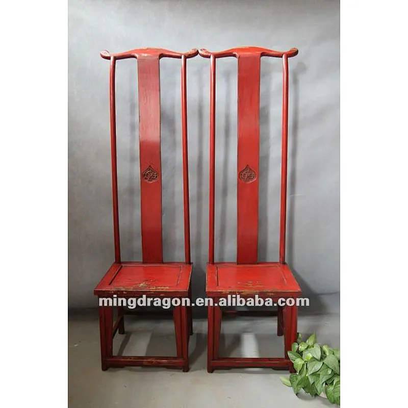 chinese antique red chair