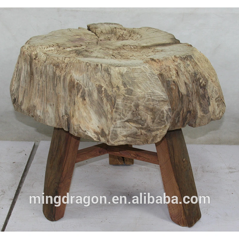 Antique Vintage Recycled Wood Stool