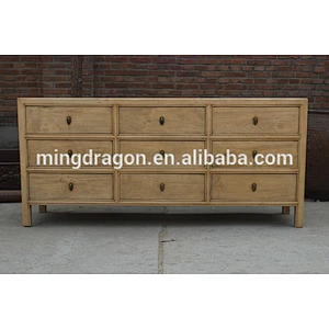 Maple solid wood coffee glazing Kitchen Cabinet designed