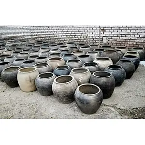 Chinese antique porcelain grey pot