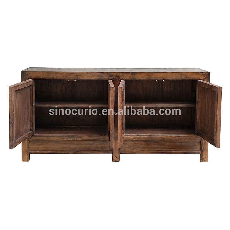 Chinese antique furniture vintage kitchen storage sideboard