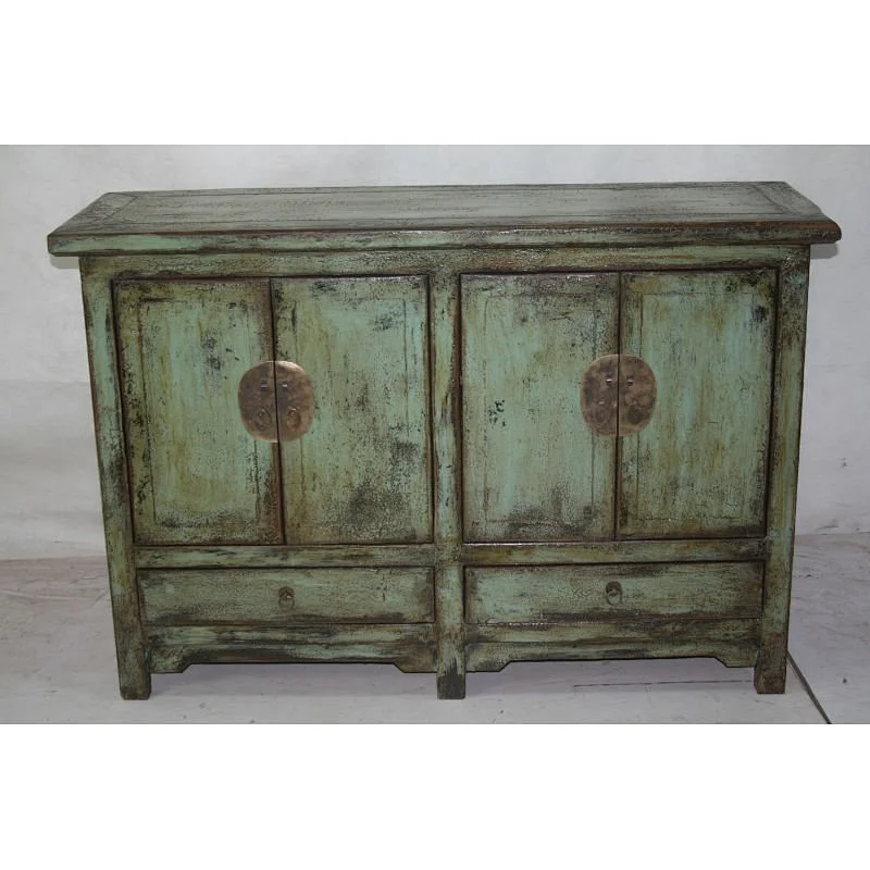 two drawer four door cabinet