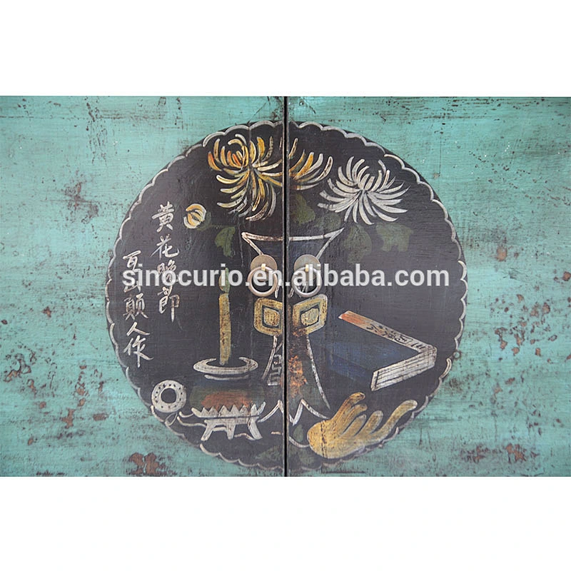 shoe cabinet antique Chinese reproduction wholesale furniture hand painted