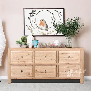 wholesale furniture china antique solid wood rustic kitchen cabinets
