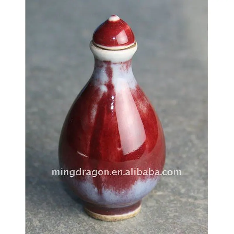 Chinese white and red porcelain hand painting painted snuff bottle collection