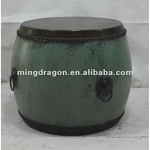 Chinese Wooden Blue Drum
