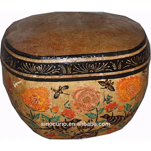 Chinese antique furniture paper food bucket