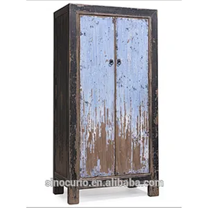 Factory wholesale antique furniture painted wooden wardrobe