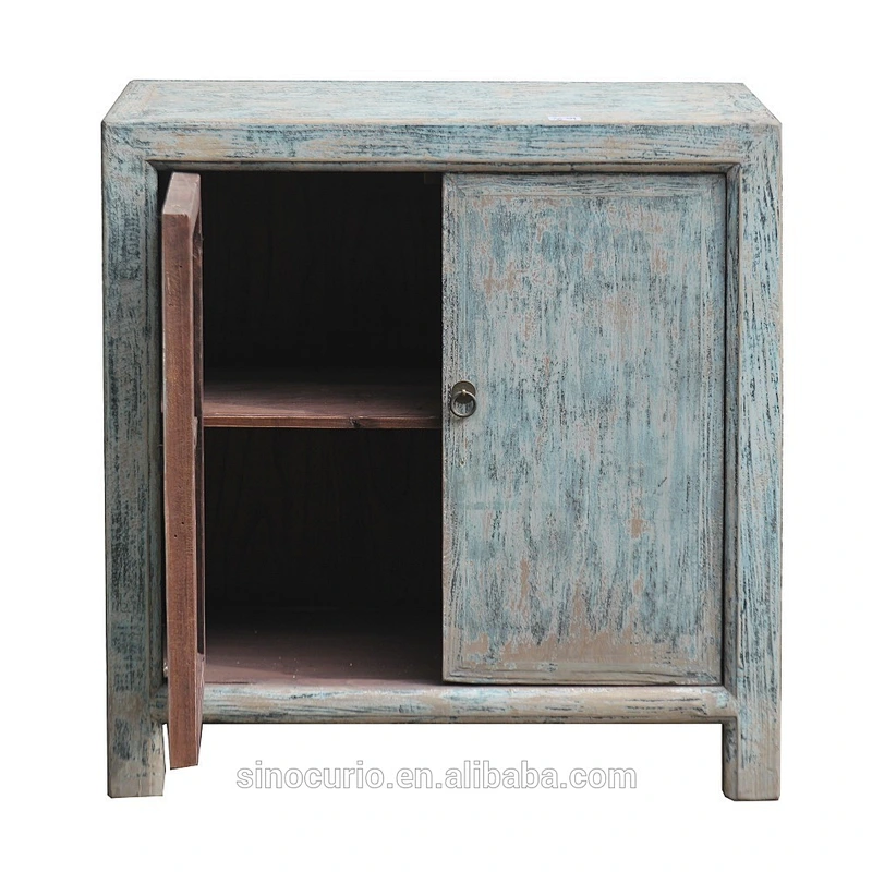 Antique white wash shabby chic furniture antique wooden shoe cabinet