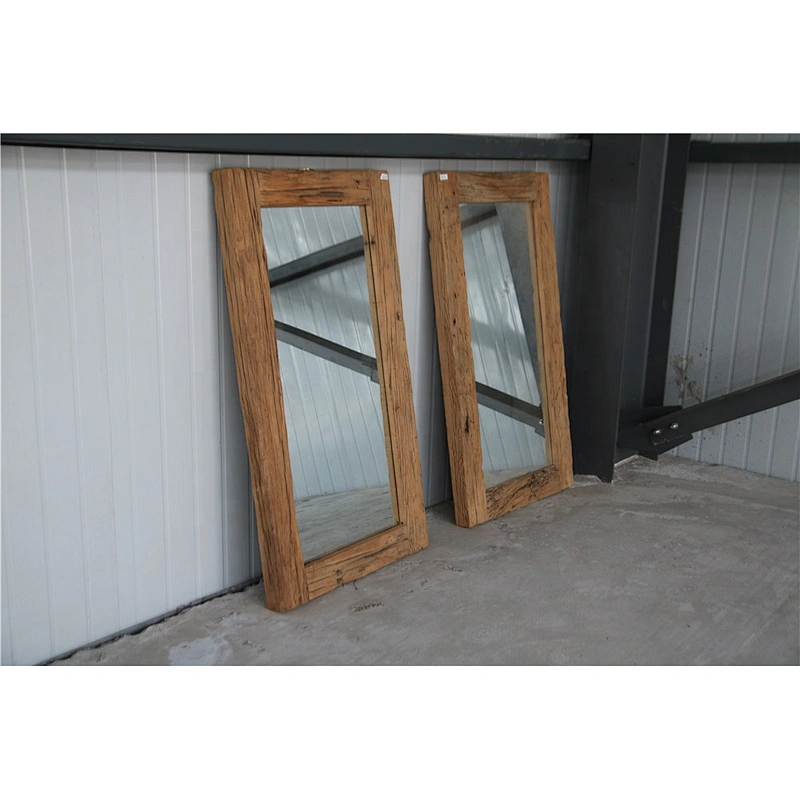 Wholesale antique reproduction reclaimed natural elm mirror