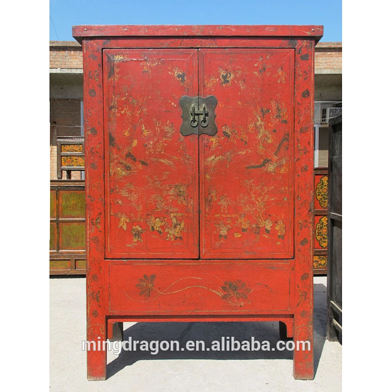 Chinese Antique Furniture Hand Painted Cabinet