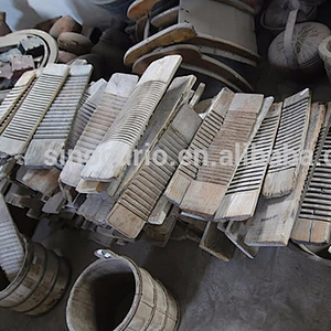 Chinese vintage wood craft for home decoration rustic clothes washing board