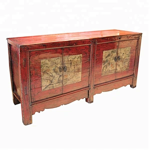 Chinese antique vintage furniture beijing antique reproduction paint wholesale