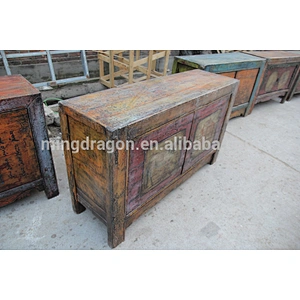 Solid wood sideboard cabinet chinese antique furniture