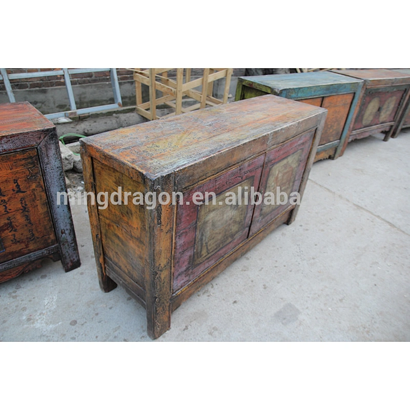 Solid wood sideboard cabinet chinese antique furniture